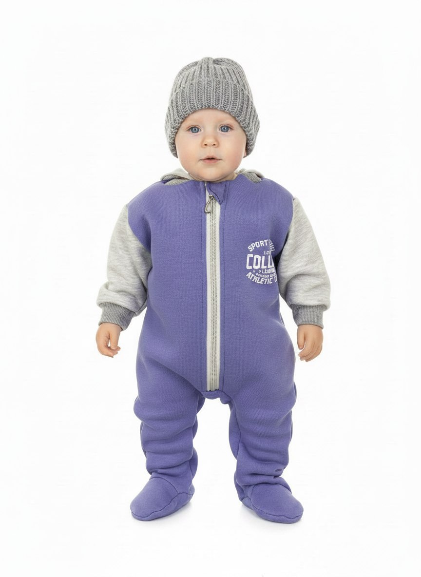 Изображение товара Детский комбинезон VGtrikotazh 86 с начесом без капюшона для новорожденных и малышей Изображение товара Детский комбинезон VGtrikotazh 86 с начесом без капюшона для новорожденных и малышей