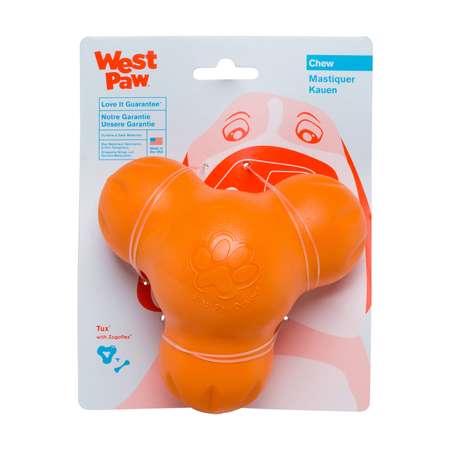 Игрушка для собак West Paw Zogoflex Tux для лакомств S Оранжевый