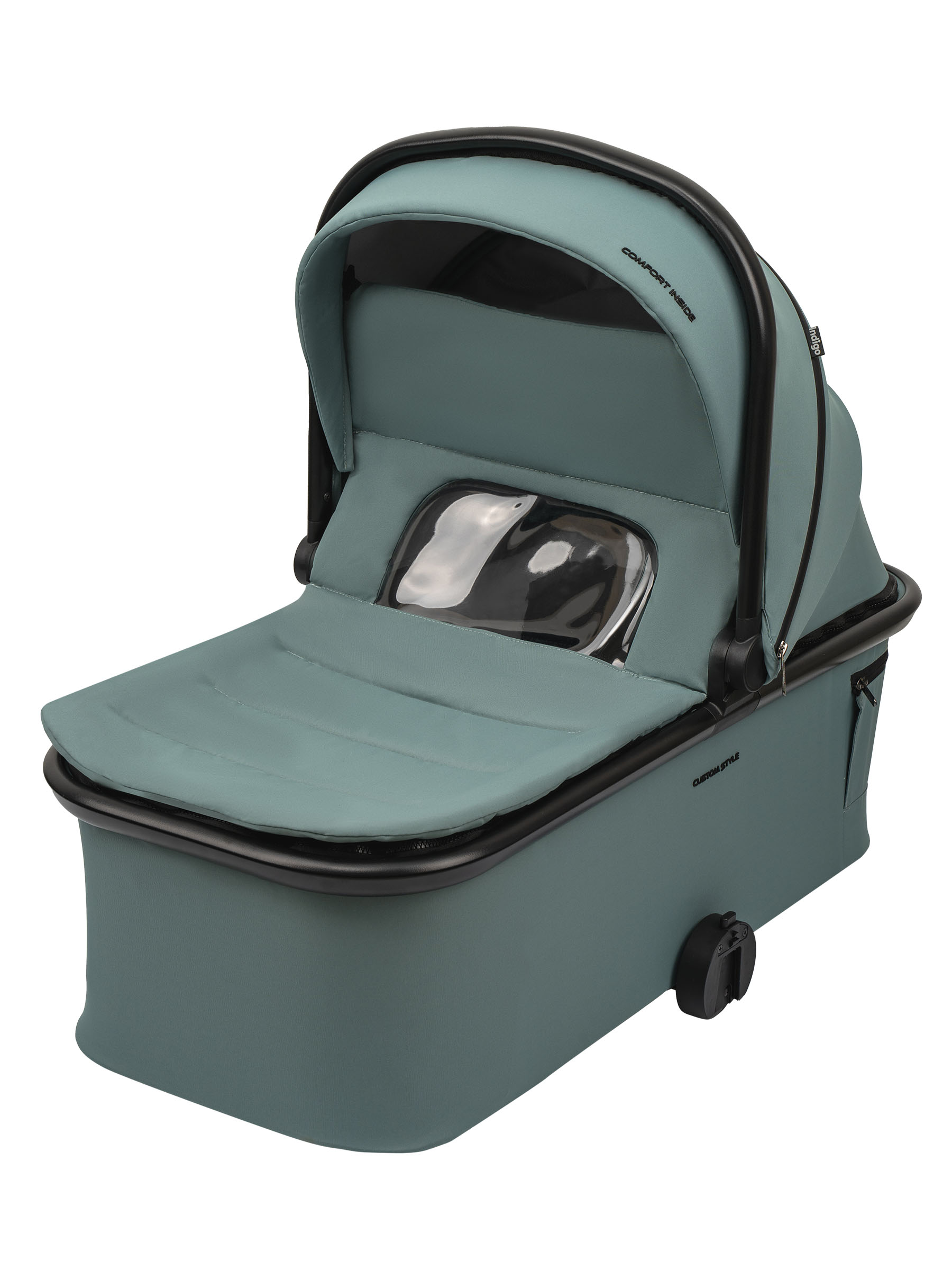 Коляска 2в1 Indigo Solar зеленый - фото 5