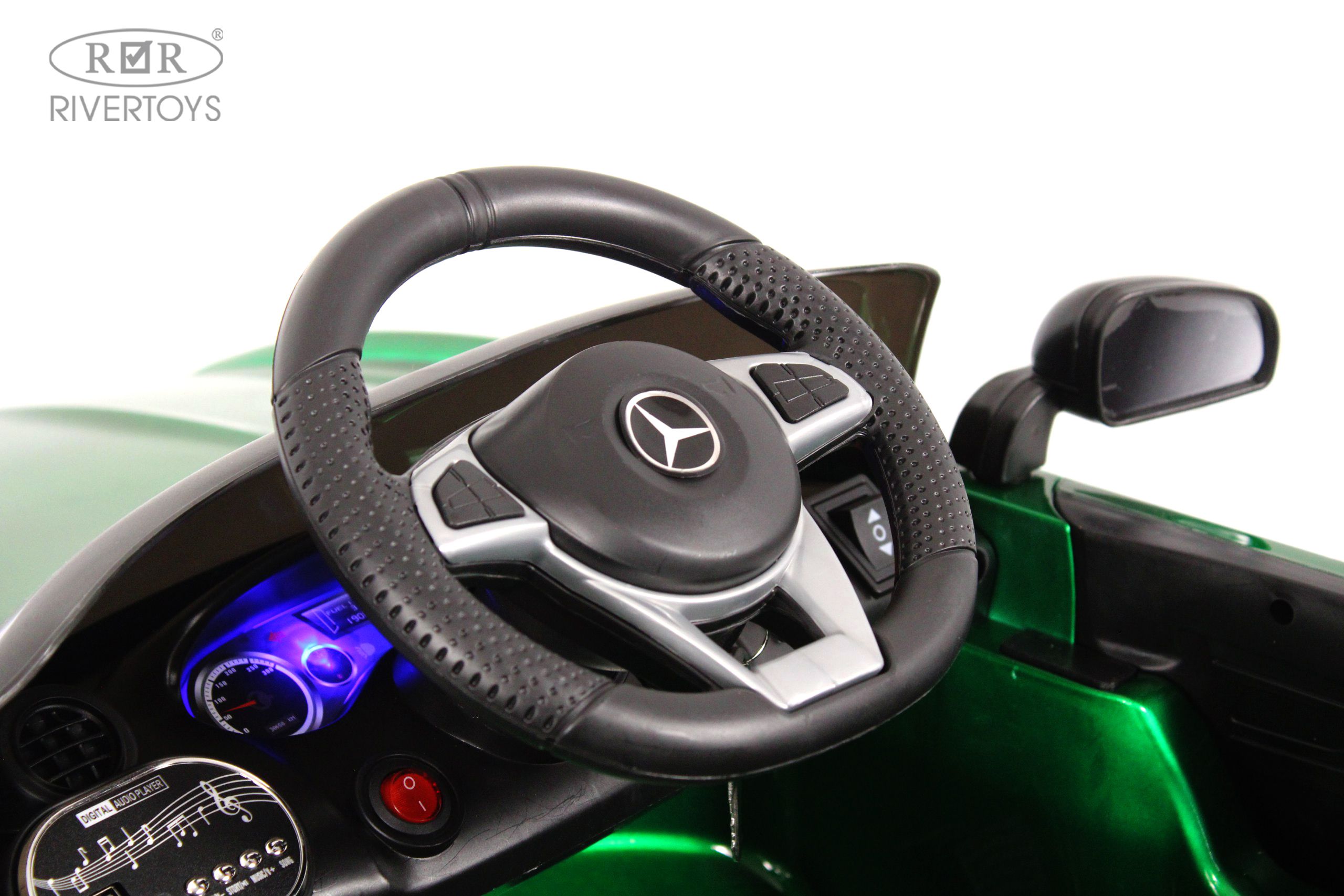 Электромобиль RIVERTOYS Mercedes X777XX-AMG-GREEN-GLANEC С пультом ДУ - фото 10