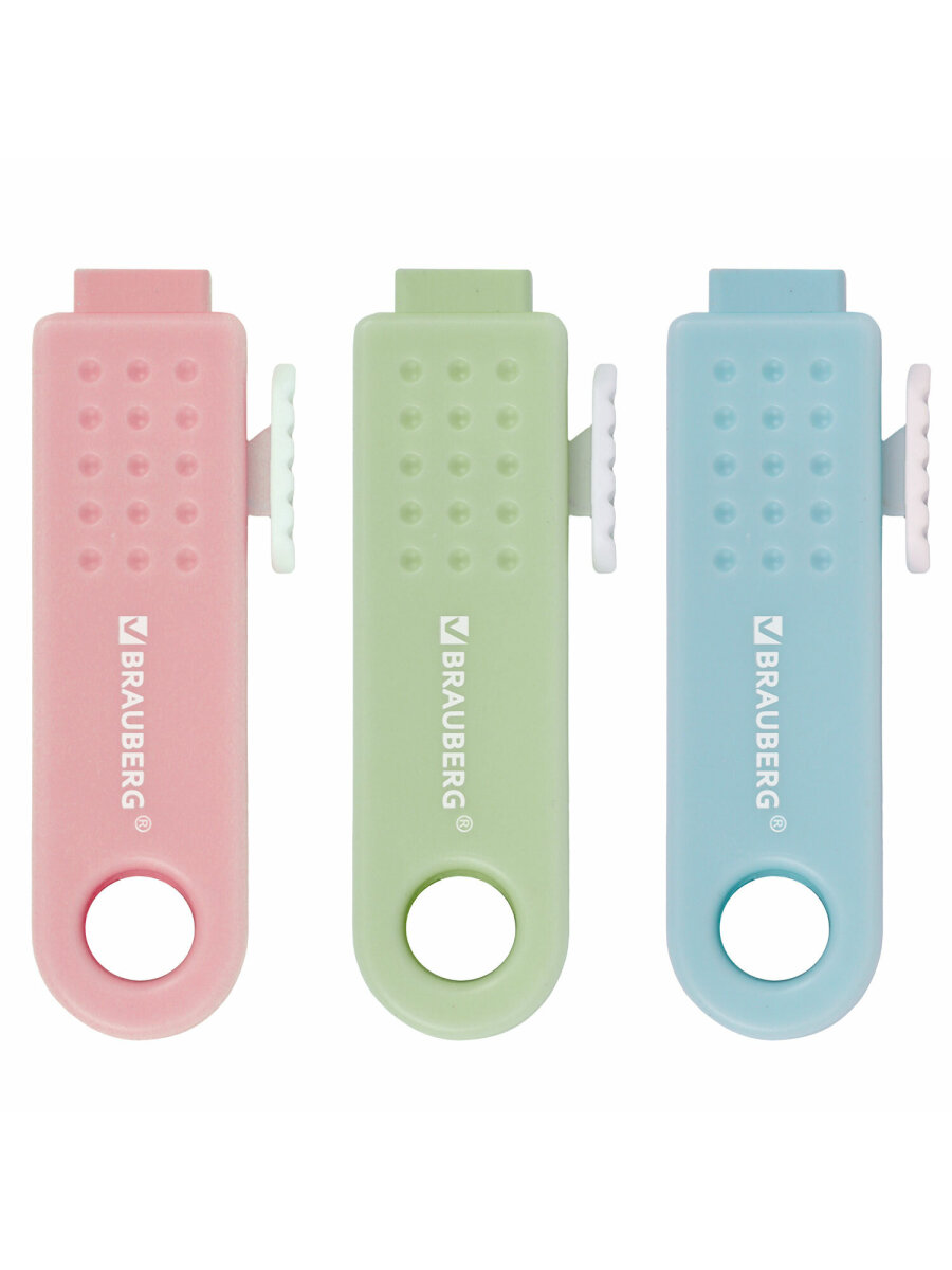 Ластик Brauberg 3 шт. - фото 8