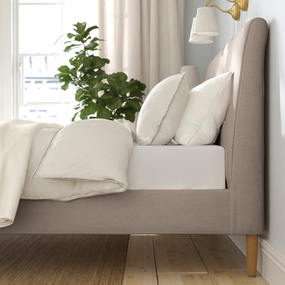Кровать IKEA Иданас (бежевый) - фото 3