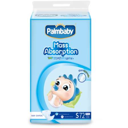 Подгузники Palmbaby S 72 шт.