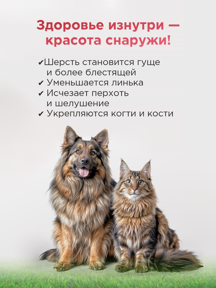 Витамины для кошек и собак GOODR HEALTH BREWER'S для кожи и шерсти 120 таб. - фото 9