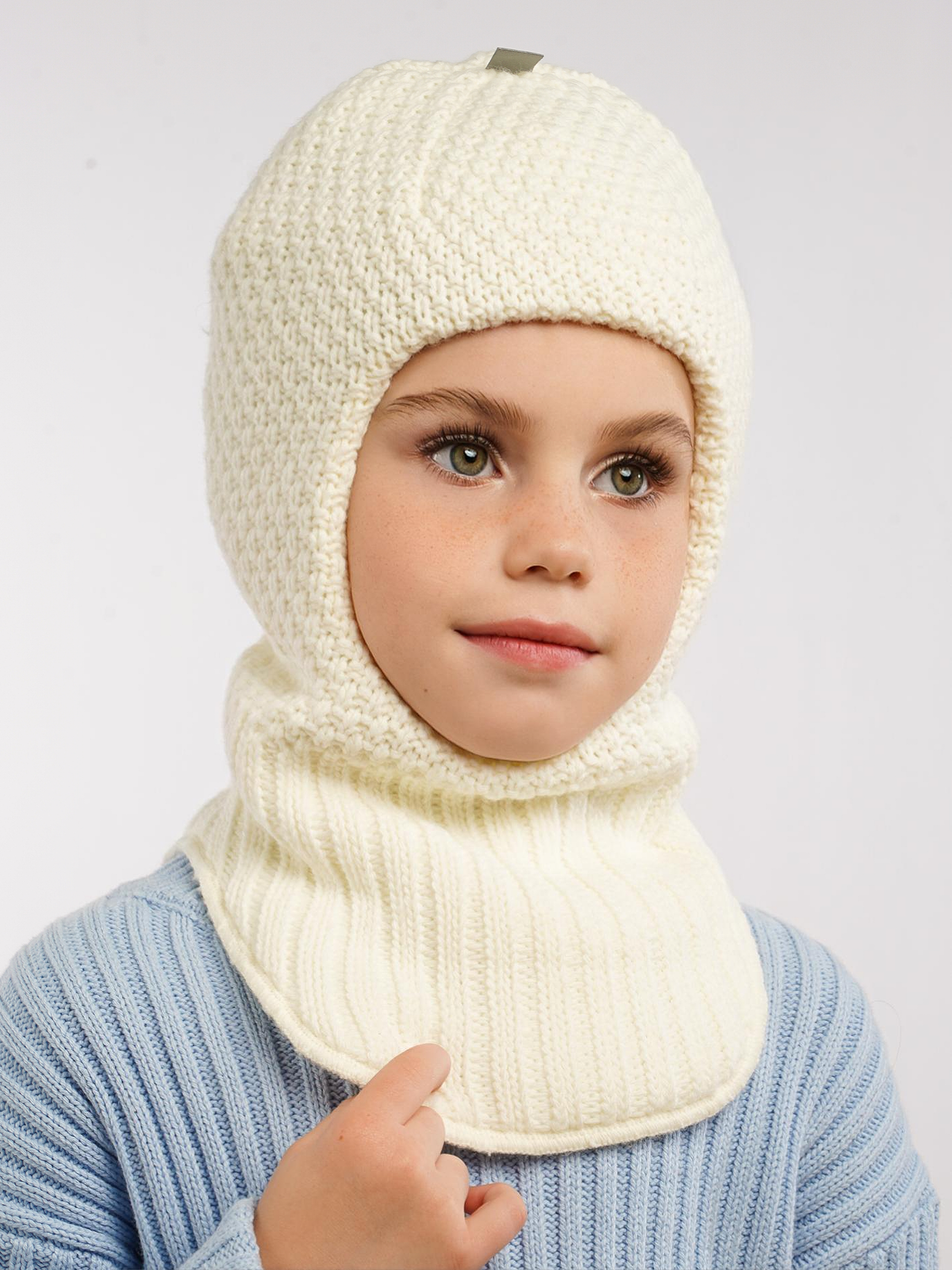 Шапка ПриКиндер U-W233901 Цвет: Молочный - фото 11