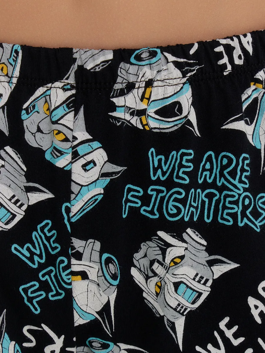 Пижама Mark Formelle (Марк Формэль) 563318/черный +робокоты на черном - фото 7