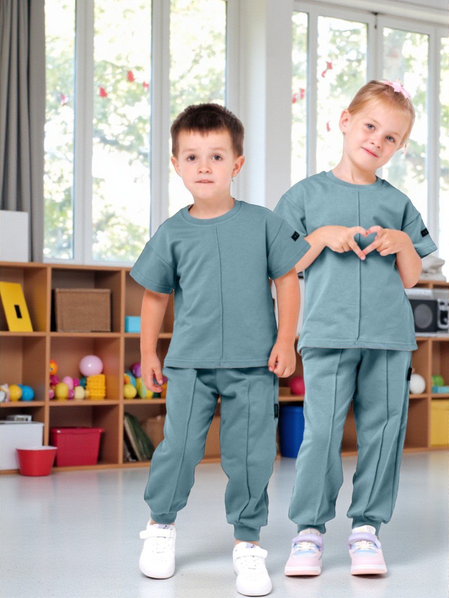 Спортивный костюм VEDDI 2080/6041фп-2024-полынь - фото 3