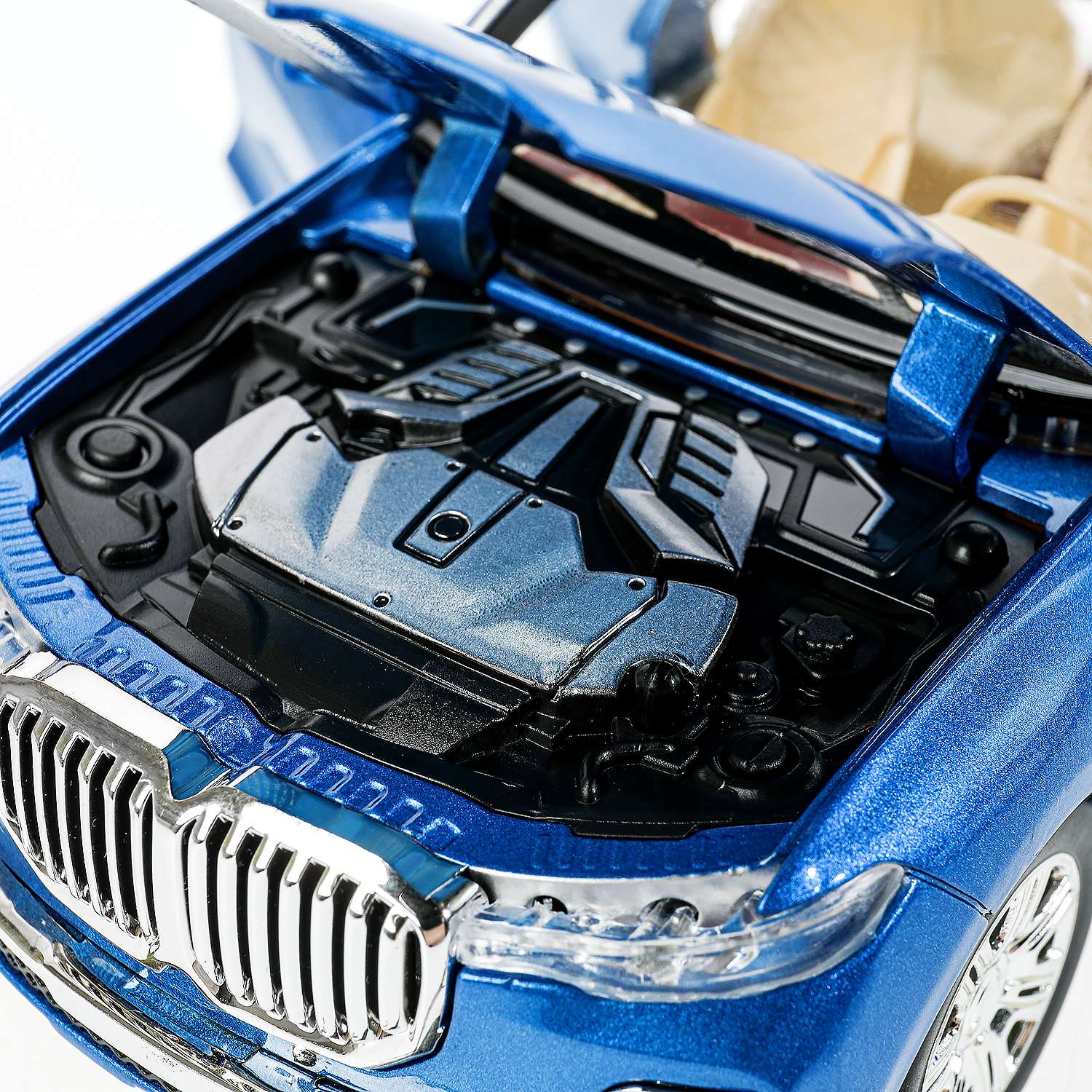 Автомобиль Технопарк BMW x7 1:26 синий 384347 - фото 7