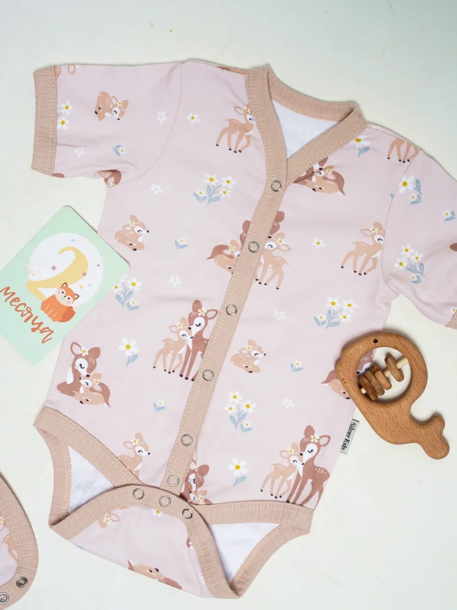 Боди 3 шт Супер Пупс нбр/3пр/бд/sk23/рубчик/леснаясказка - фото 2