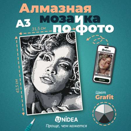 Алмазная мозаика UNIDEA Grafit в ассортименте