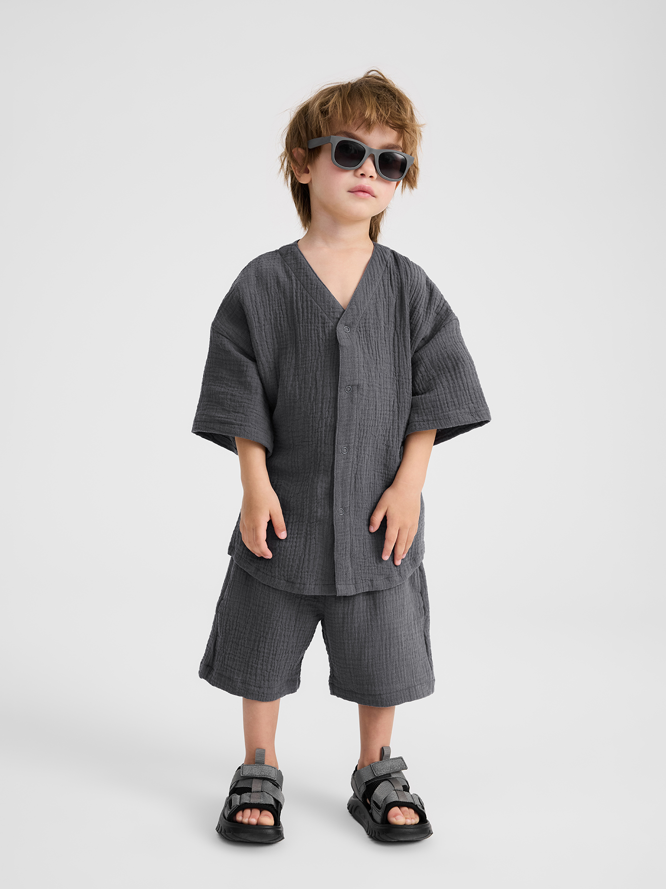 Шорты Happy Baby 88267-1_dark-grey - фото 10