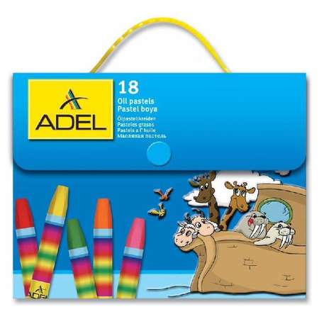 Пастель масляная Adel 18 шт.