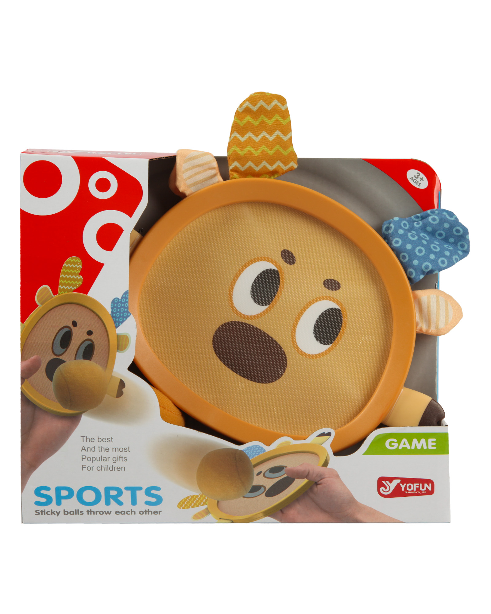 Активная игра Yiwu Yofun Trading Co липучка с мягким мячом - фото 7