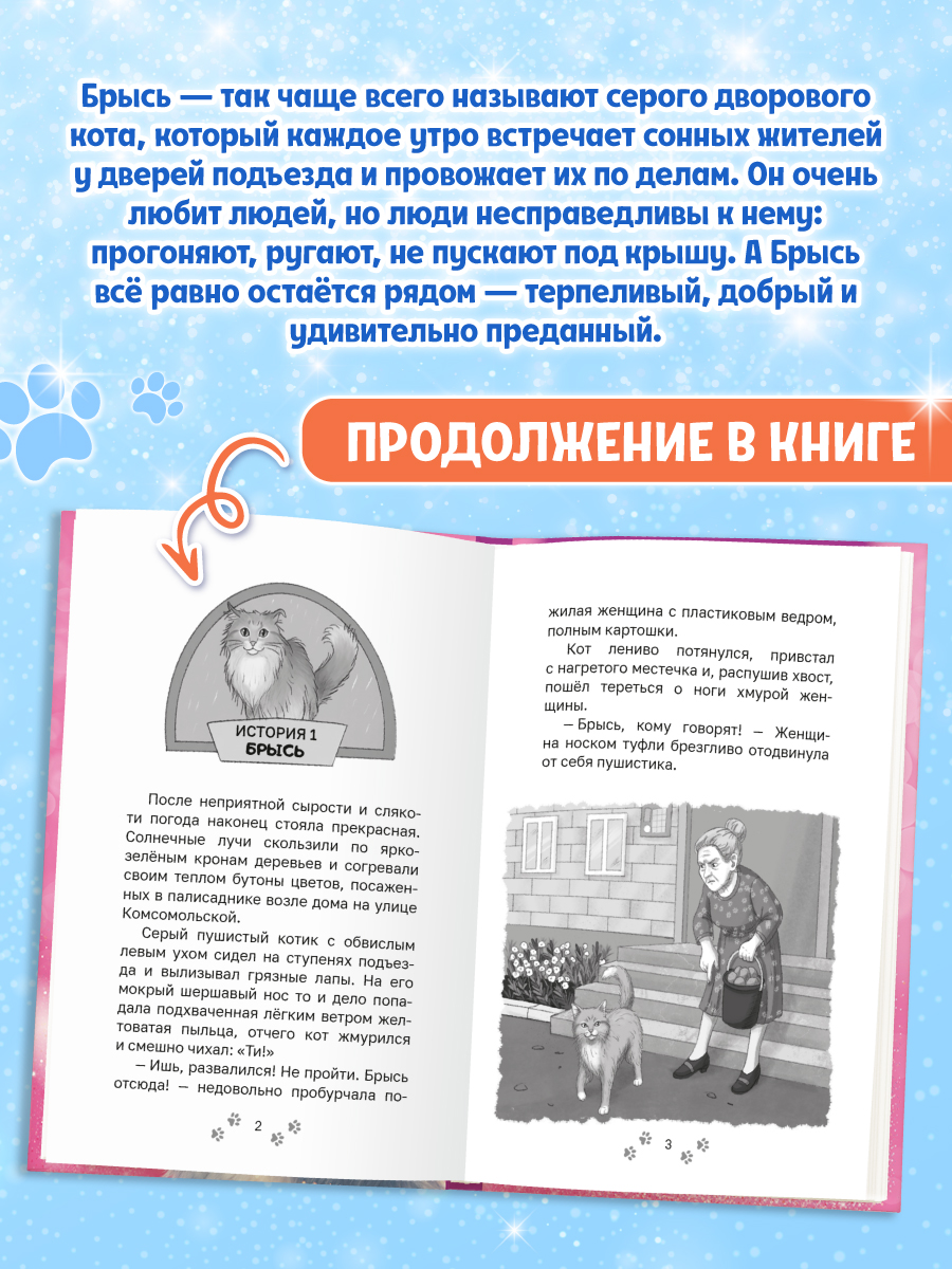 Книга Проф-Пресс Трогательные истории Котенок Брысь обретает дом - фото 3