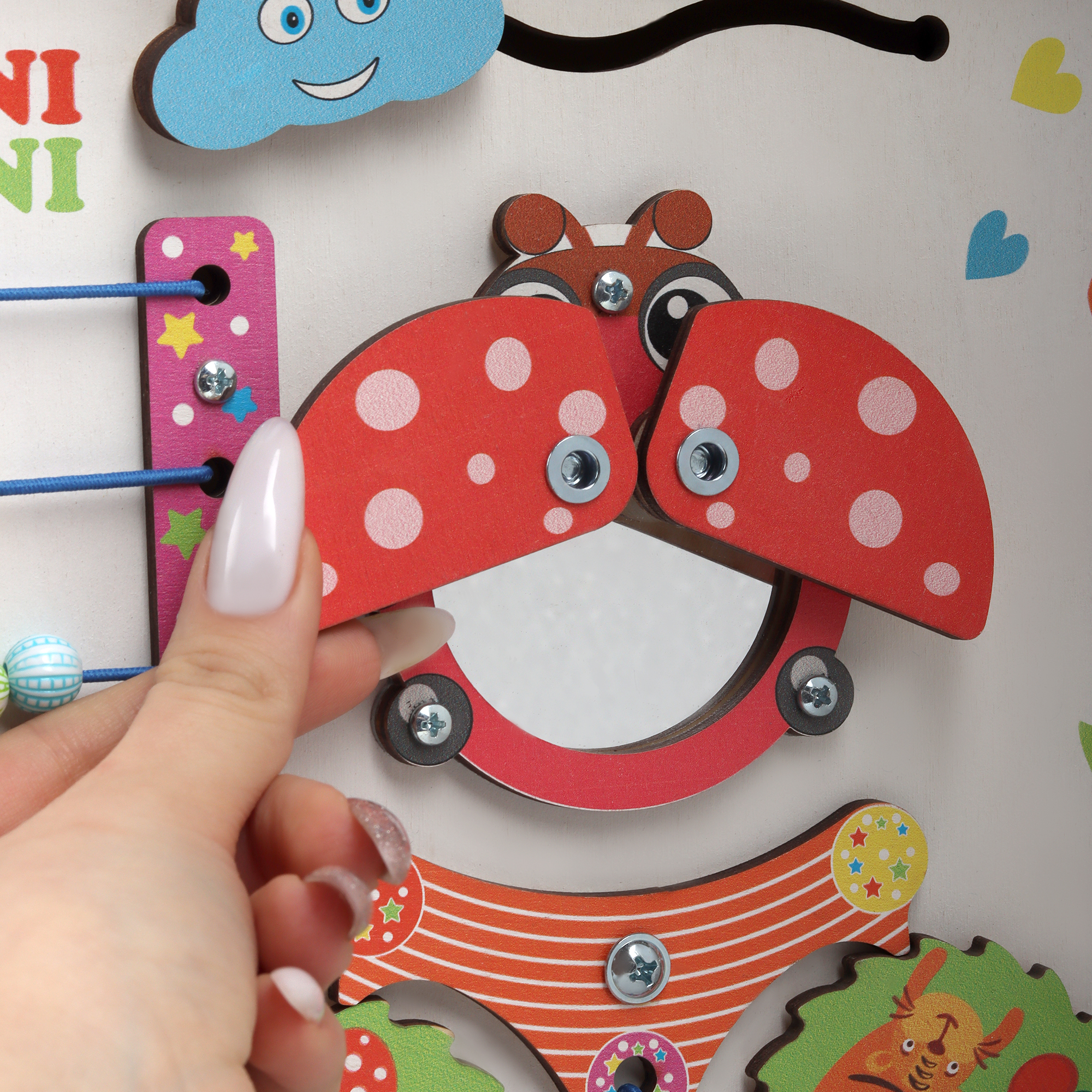Игрушка tinimini бизиборд Совушка и Друзья - фото 13