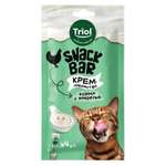 Лакомство для кошек Triol Snack Bar 40г крем из курицы с макрелью