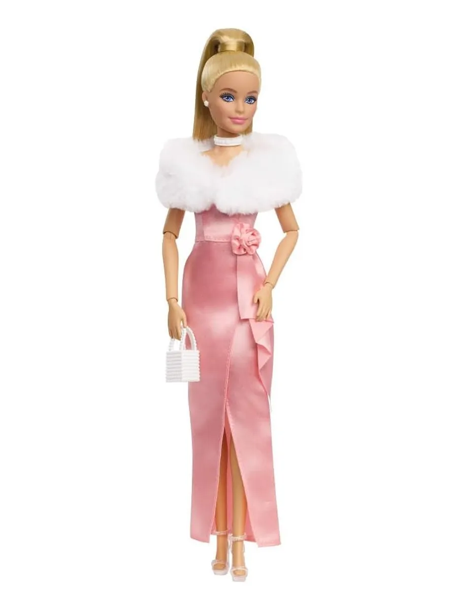 Кукла модельная Barbie Barbiestyle в розовом платье высота 29 см JHD25 - фото 4