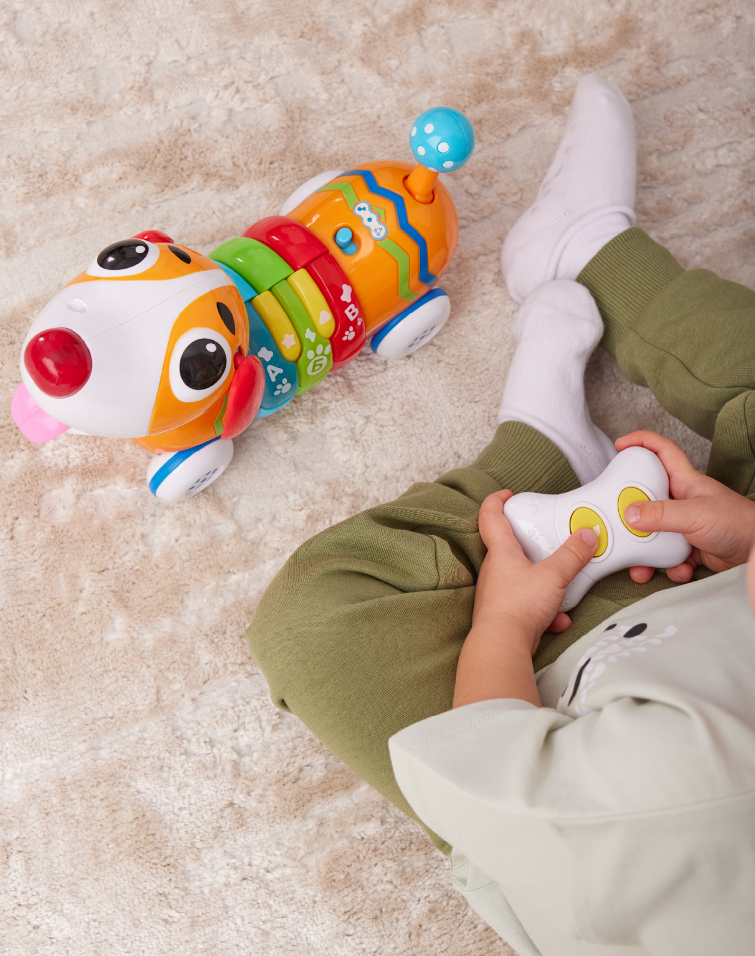 Игрушка BabyGo Радужный щенок - фото 4