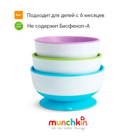 Тарелка Munchkin 3 шт.