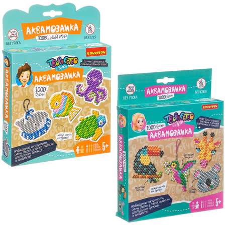 Аквамозаика Bondibon набор 2в1