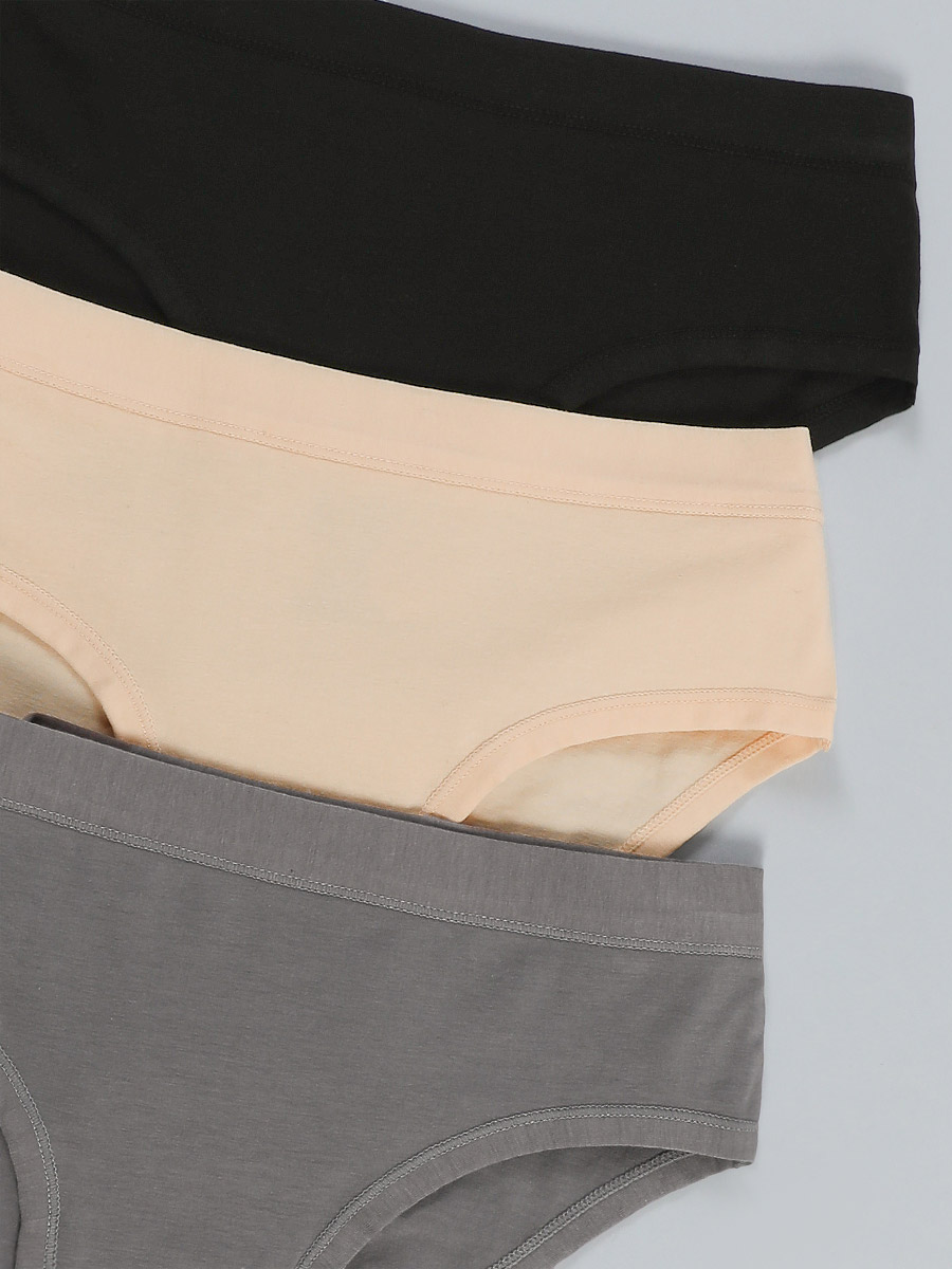 Трусы 3 шт Соль и Перец SP1193CH/беж/серый/черн - фото 3