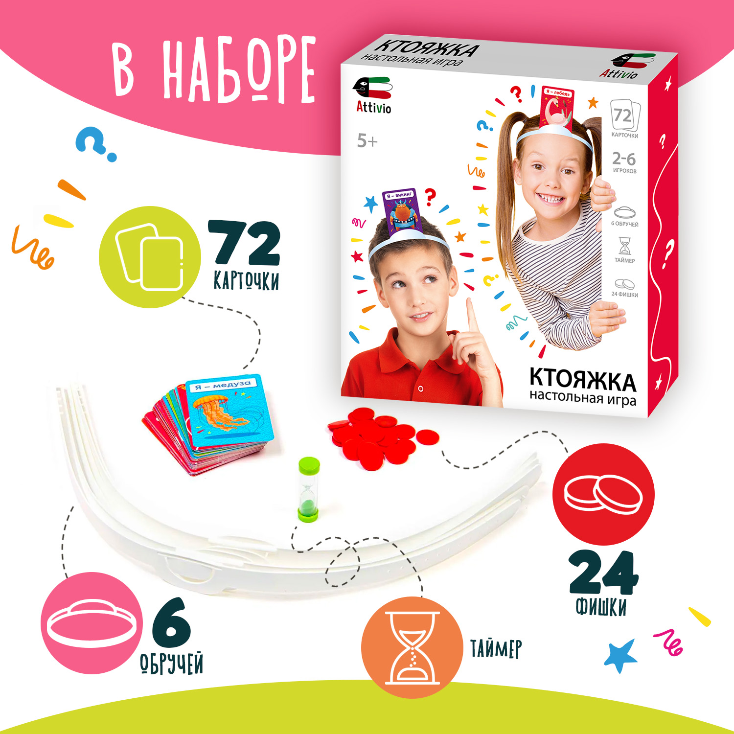 Настольная игра Attivio Ктояжка - фото 2