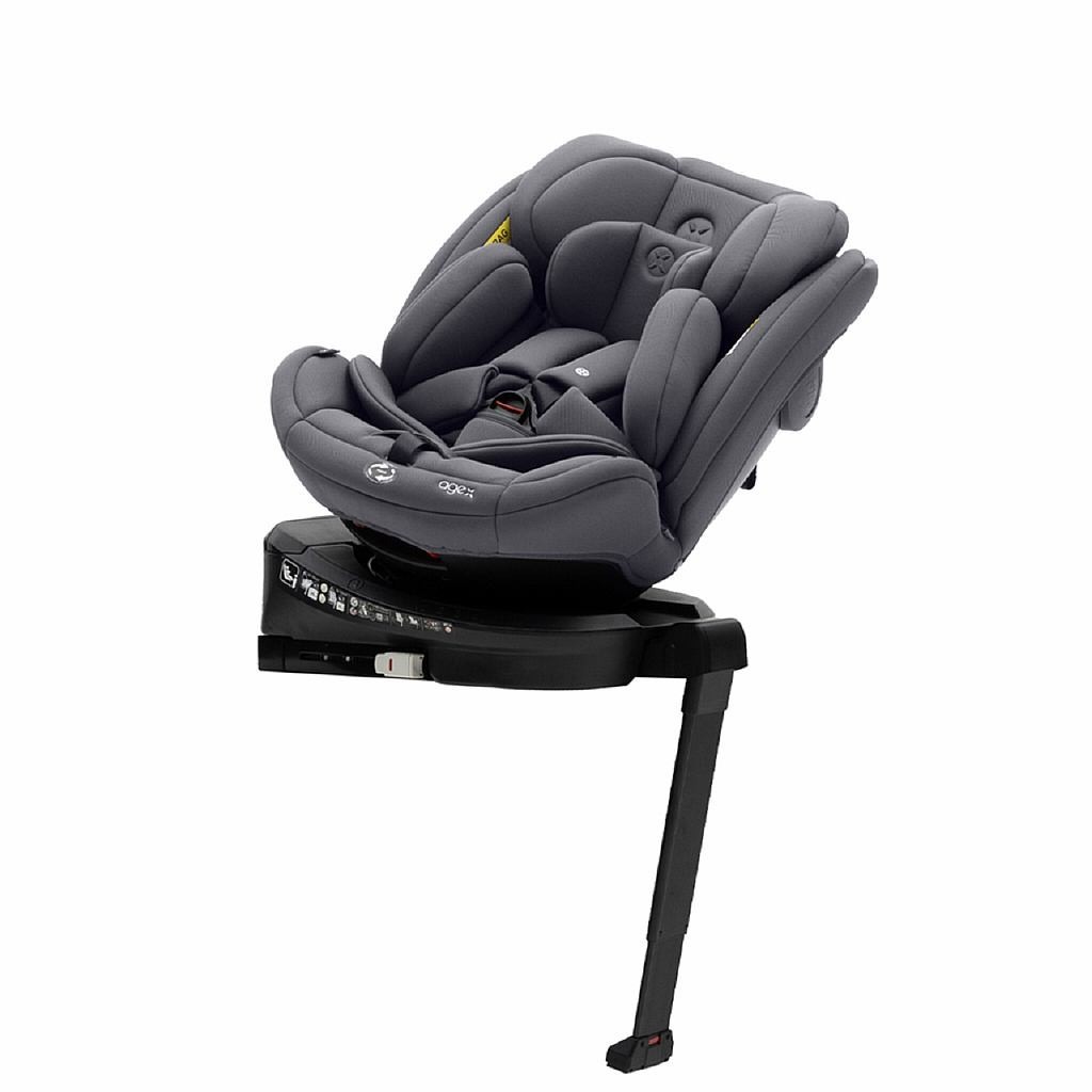 Автокресло agex Comfort i-Fix Isofix 0+/1/2/3 (0-36 кг) серый - фото 4