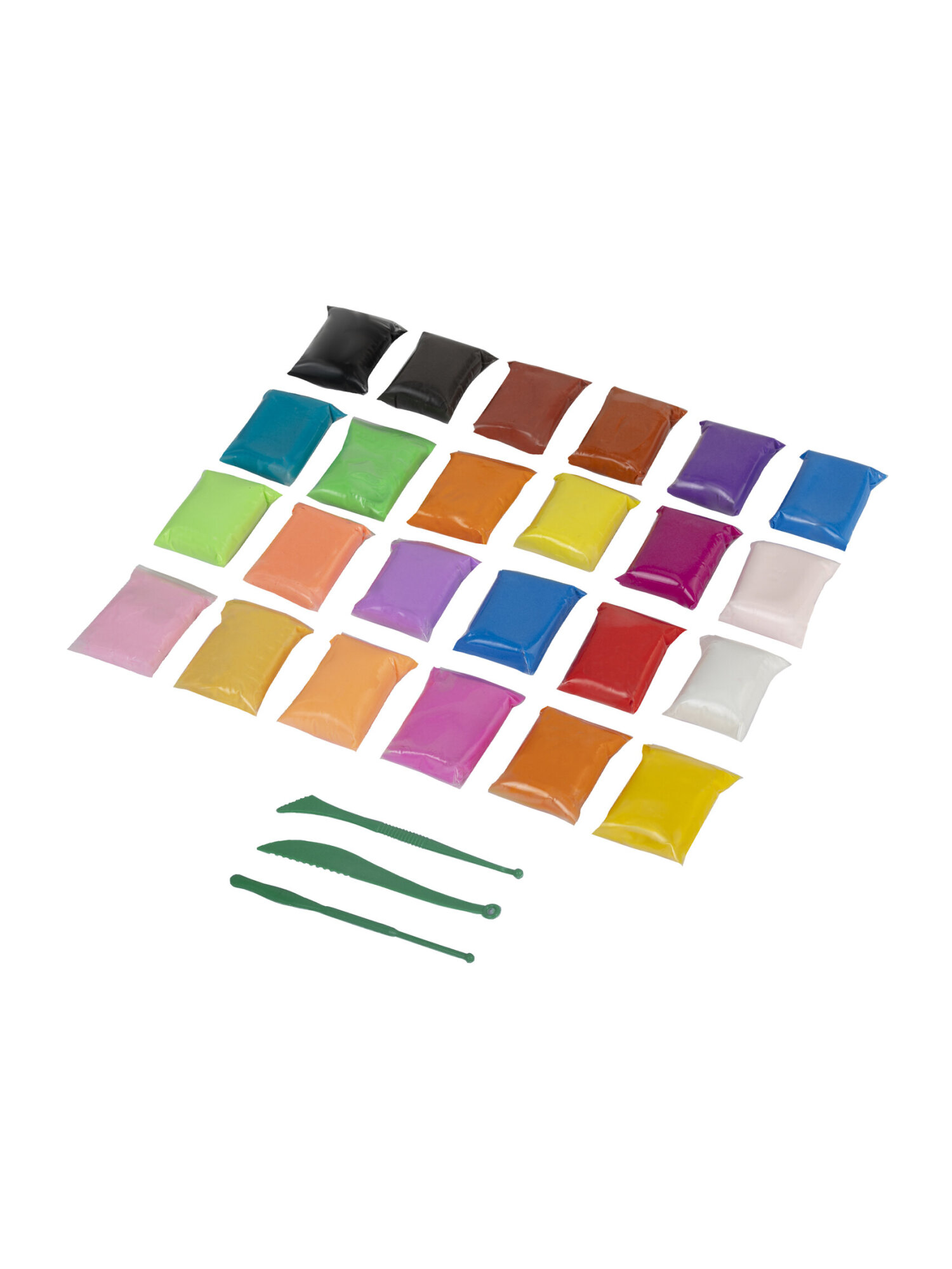 Пластилин Пифагор воздушный 24 цв. - фото 12