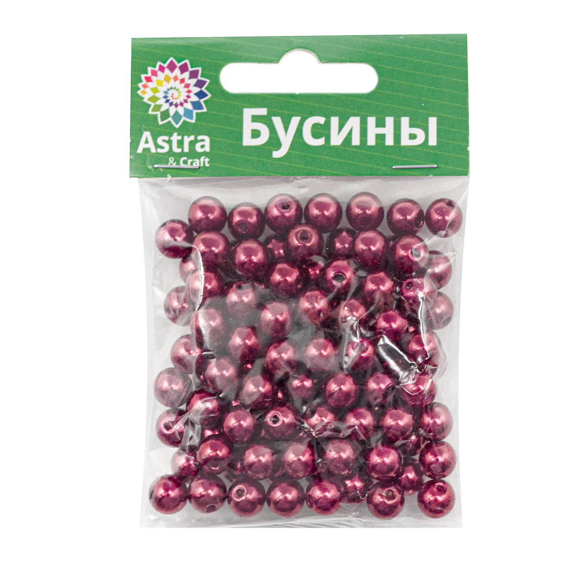 Набор для творчества Astra Craft бусины 8 мм 25 г круглые - фото 6