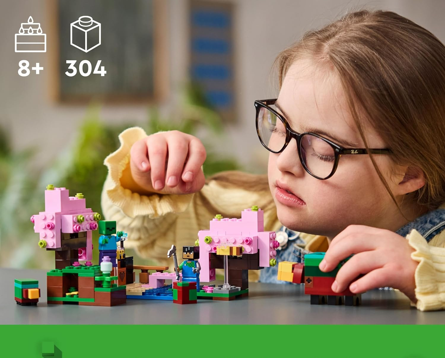 Конструктор LEGO Minecraft Вишневый цветущий сад - фото 11