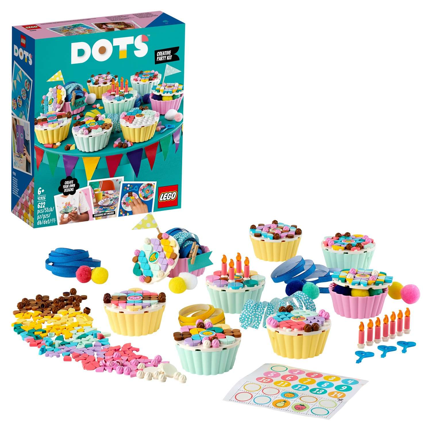 Конструктор LEGO DOTS Креативный набор для праздника - фото 1