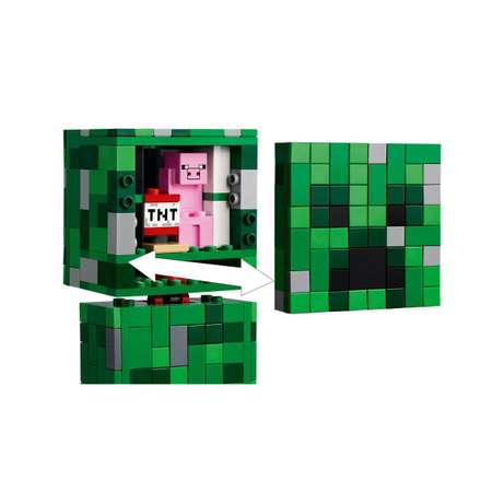 Конструктор LEGO Minecraft Крипер блочный