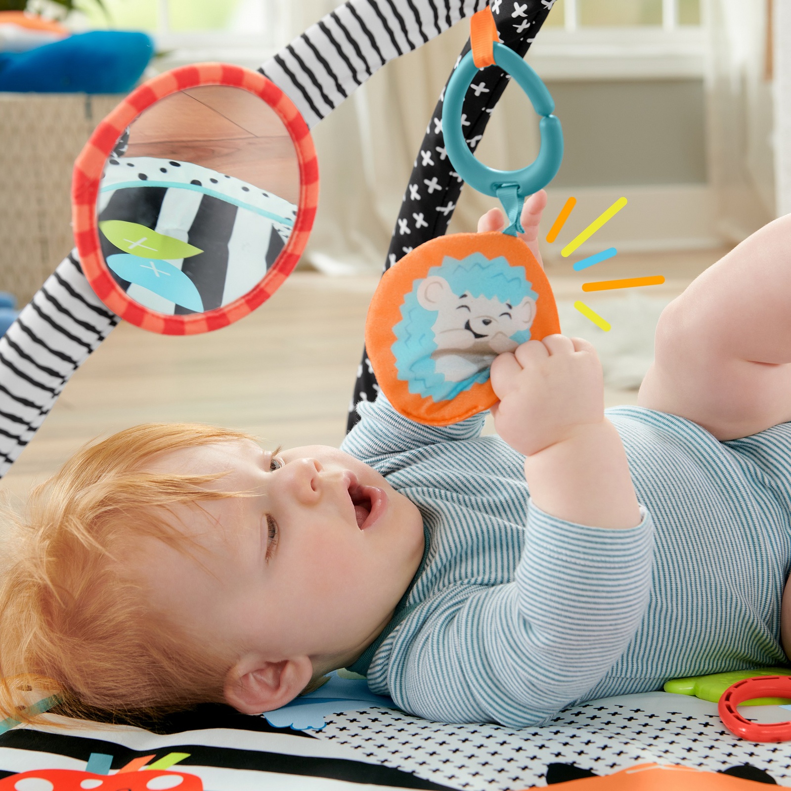 Коврик Fisher Price с дугами Светись и расти - фото 24
