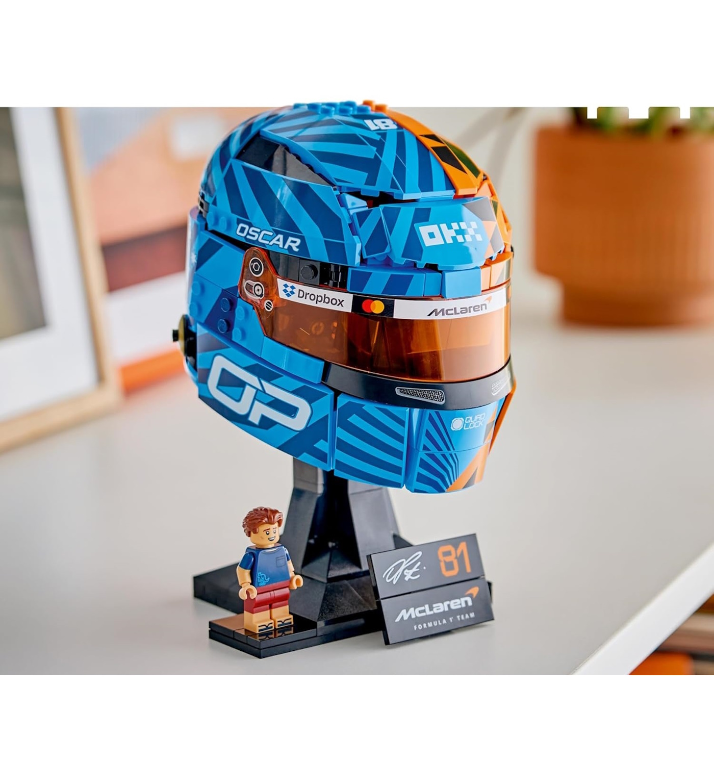 Конструктор LEGO Icons Oscar Piastri Helmet 793 дет. - фото 4