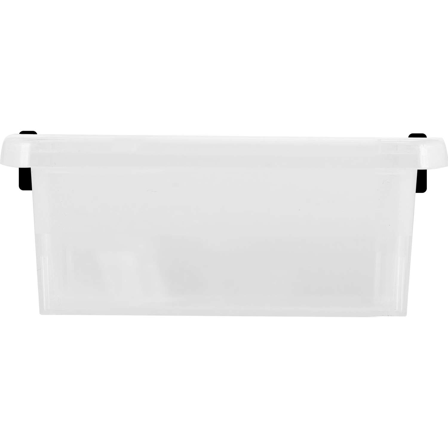 Ящик для хранения Keeplex mini пластиковый с защелками 0.85л прозрачный кристалл - фото 4