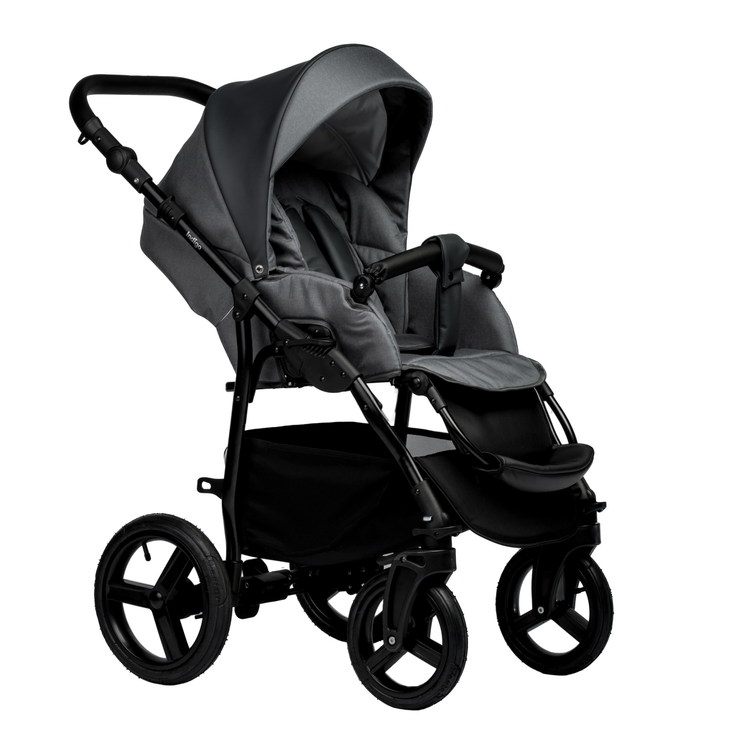 Коляска 2в1 Indigo Impulse Eco Ie 06 серый - фото 3