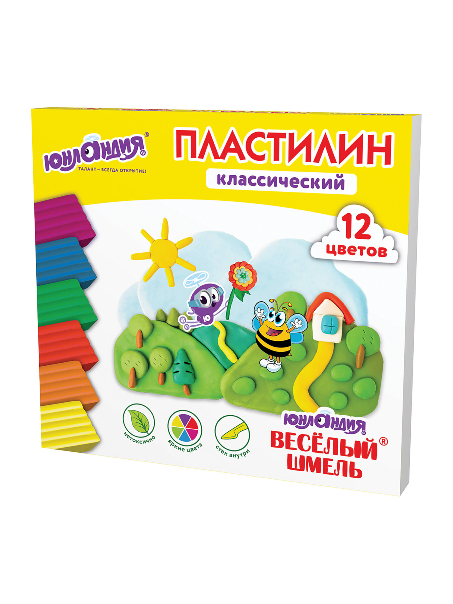 Пластилин Юнландия 12 цв. - фото 9