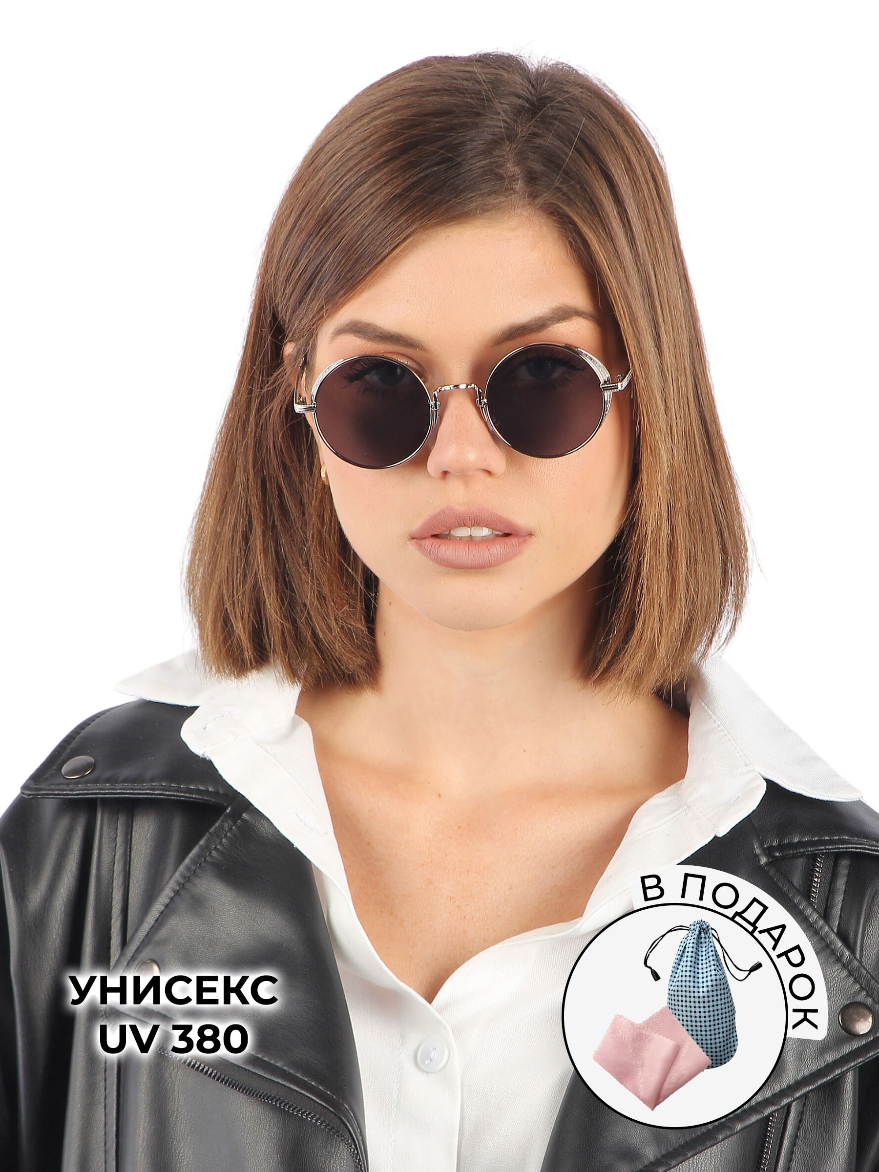 Очки солнцезащитные Pretty Mania RDT005-SBK - фото 2