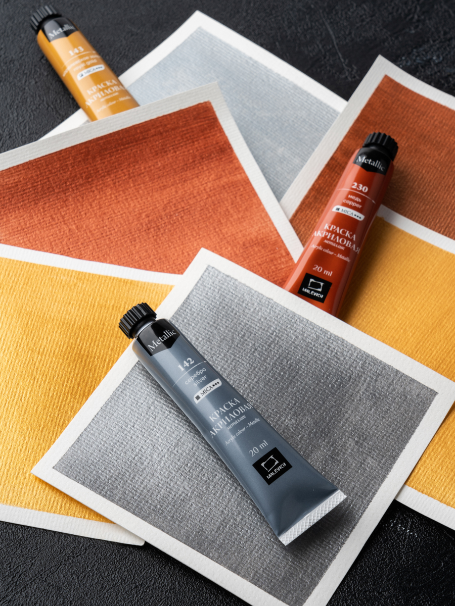 Краски акриловые Малевичъ 6 цв. - фото 12