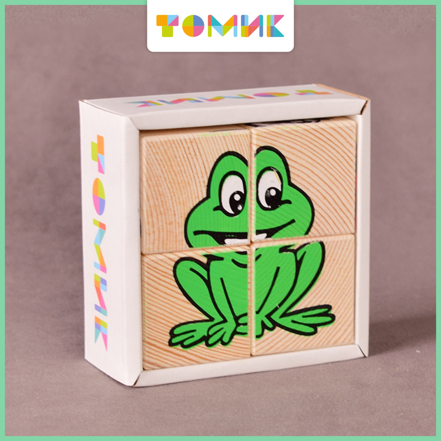 Игрушка Томик кубики Животные - фото 13