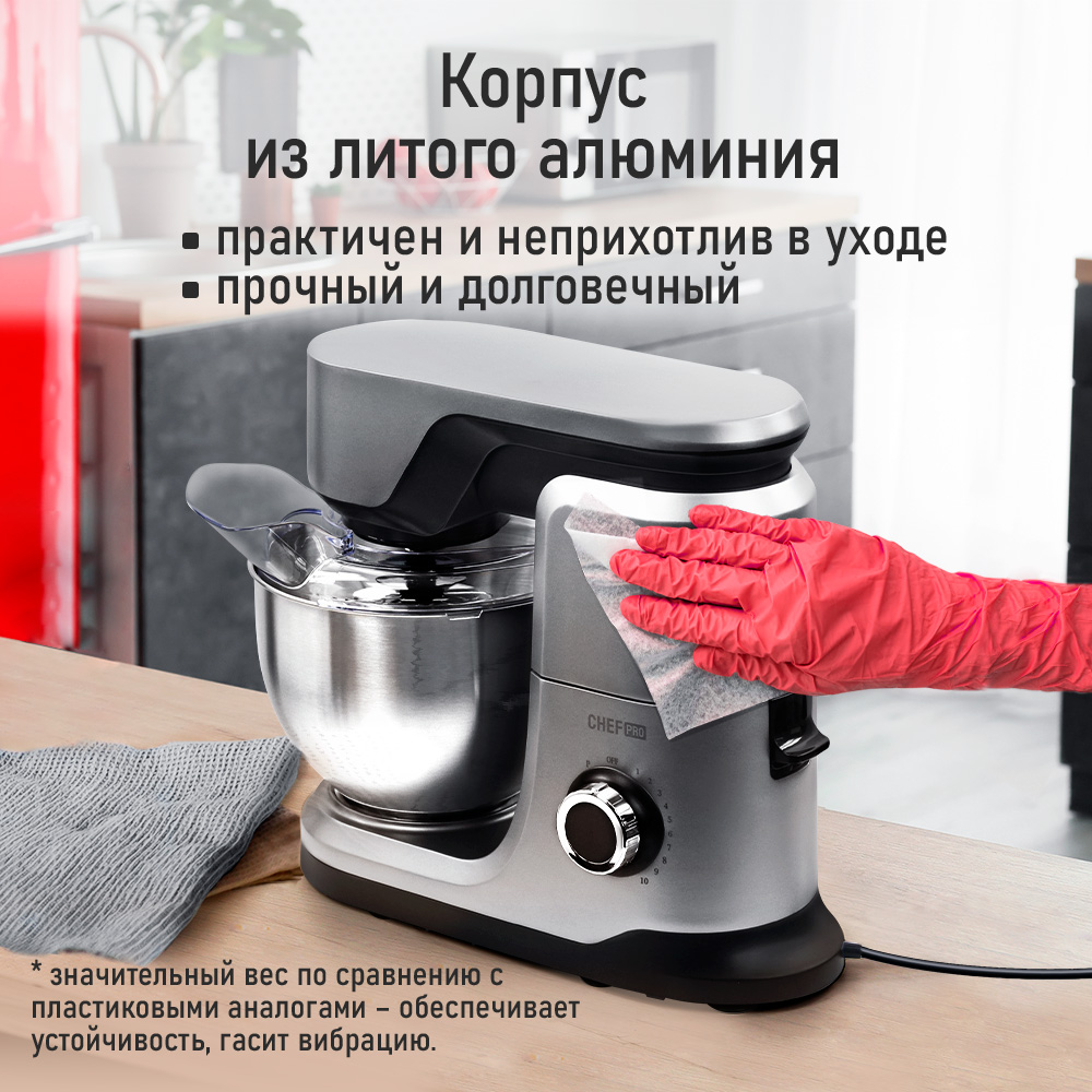 Планетарный миксер CHEF PRO CF-MX1308A - фото 8