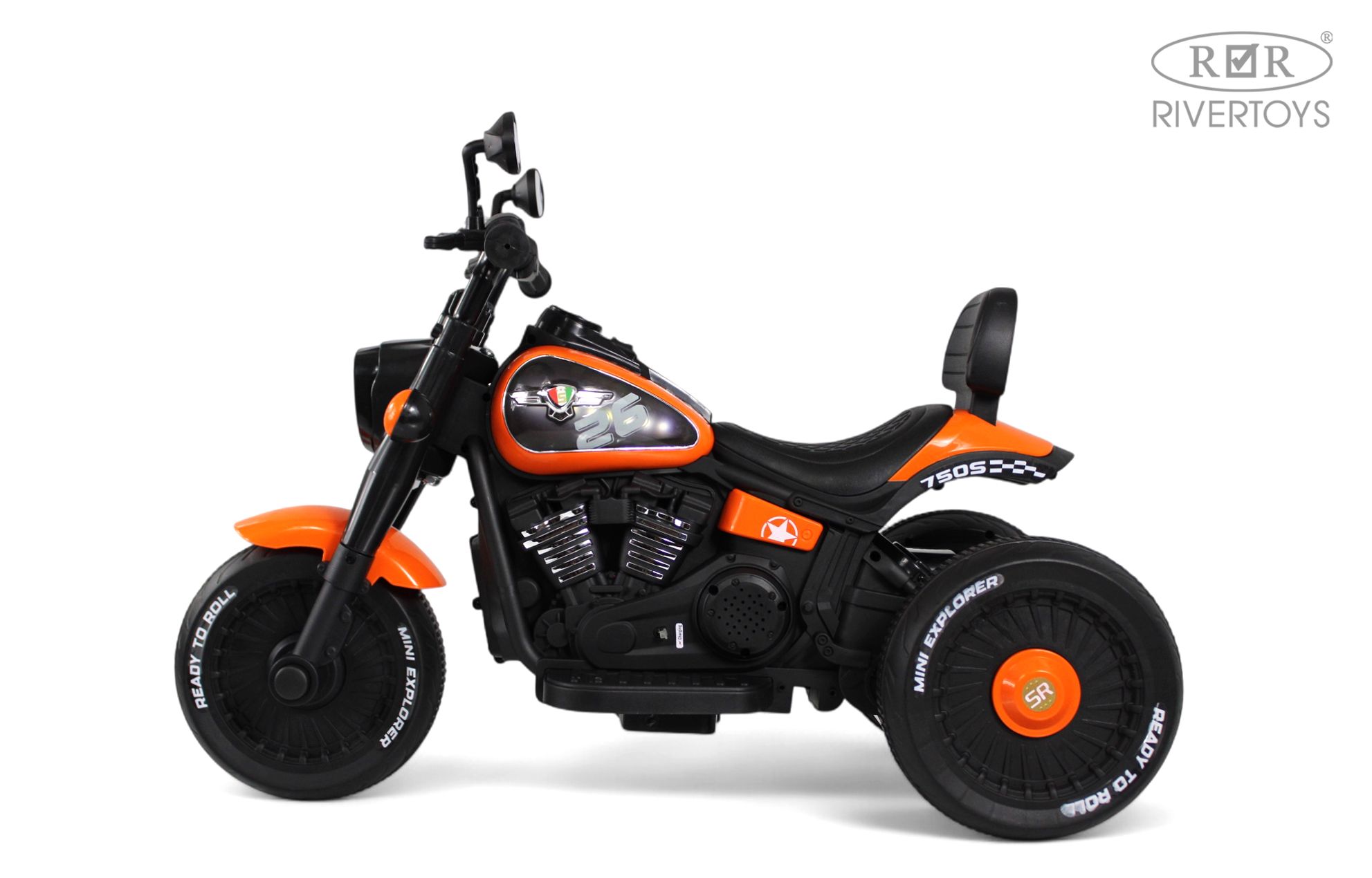 Электромобиль RIVERTOYS G500GG-ORANGE - фото 5