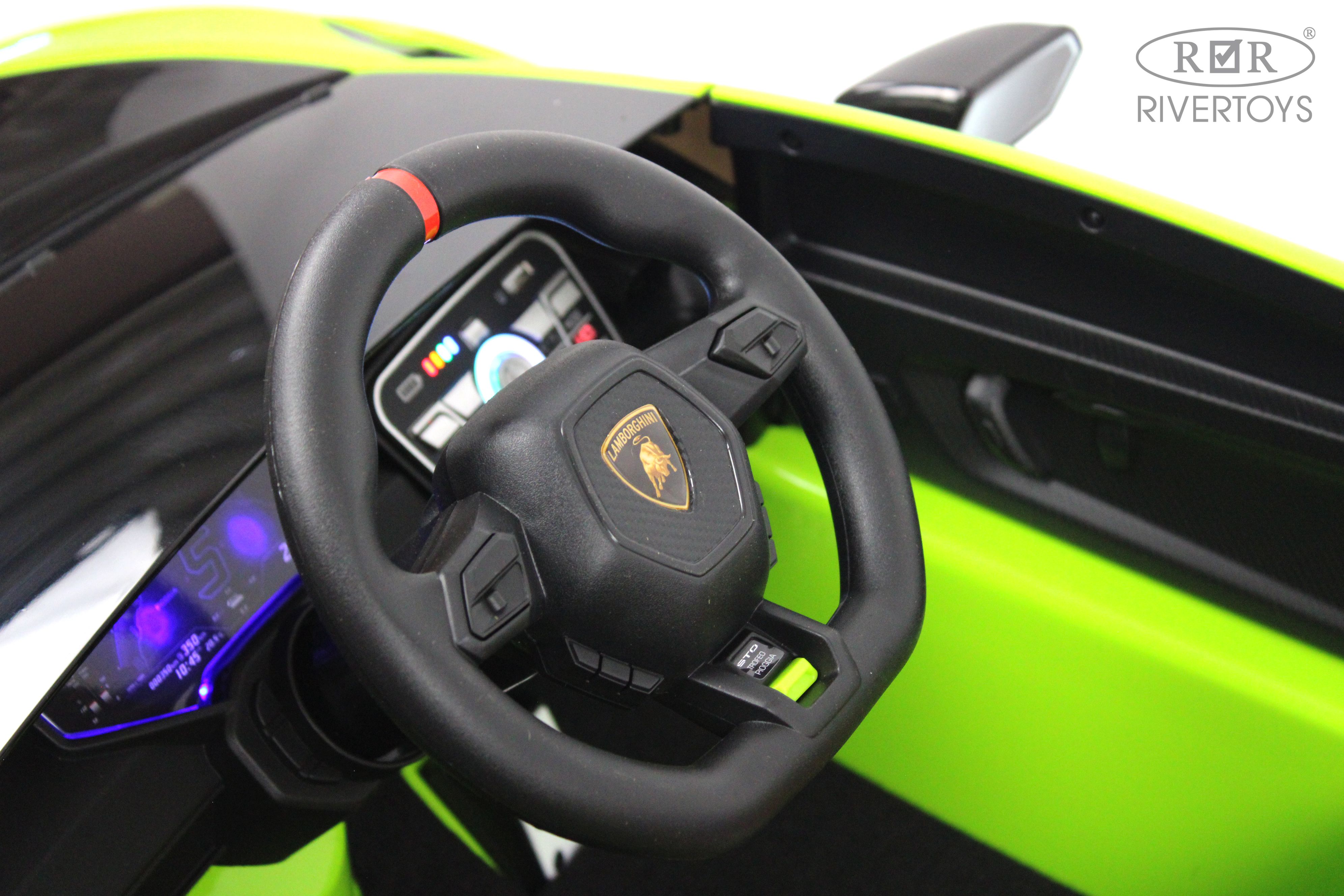 Электромобиль RIVERTOYS Lamborghini E888EE-GREEN С пультом ДУ - фото 13