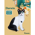 Фигурка DARWIN Черно-белый кот