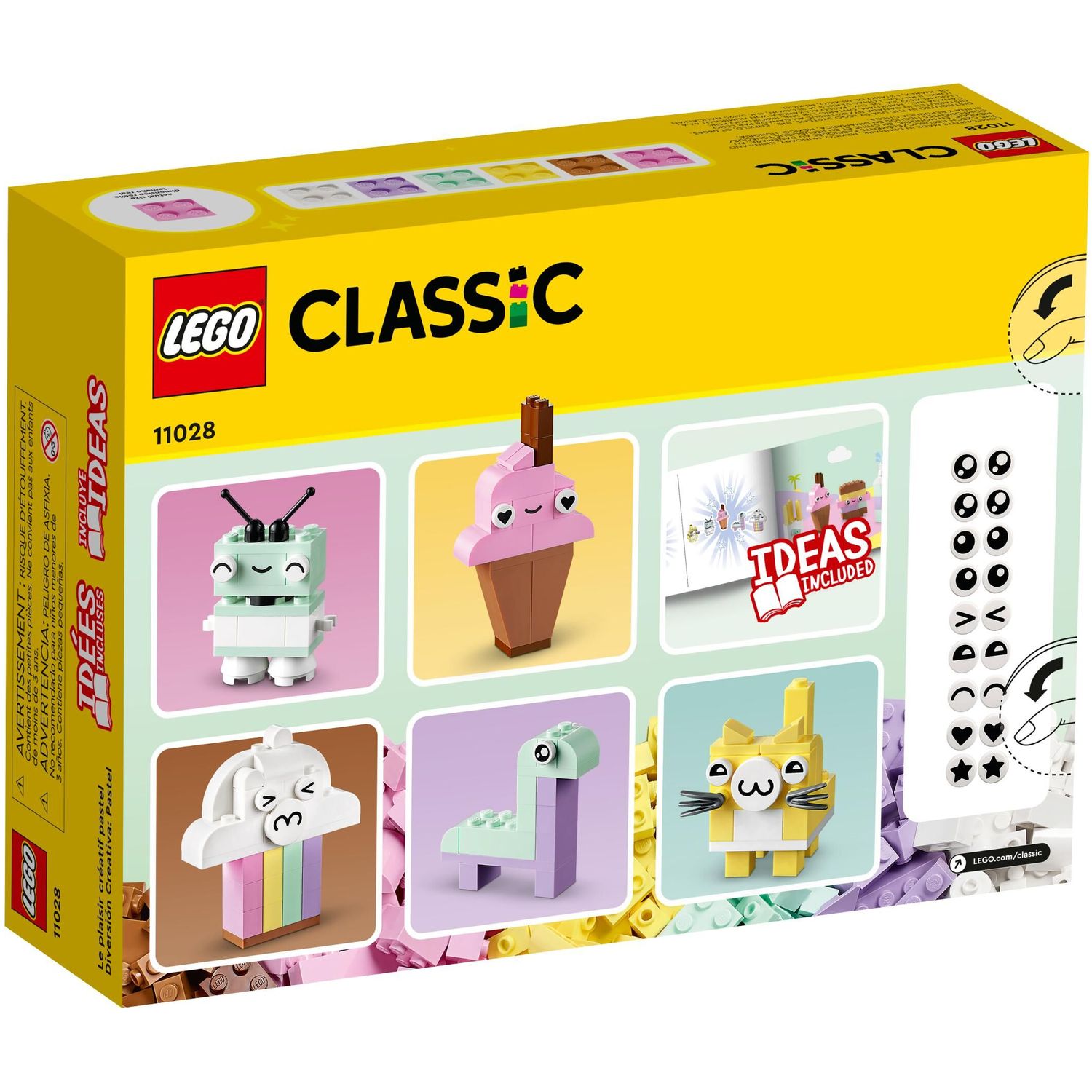 Конструктор LEGO Classic Creative Pastel Fun блочный - фото 9