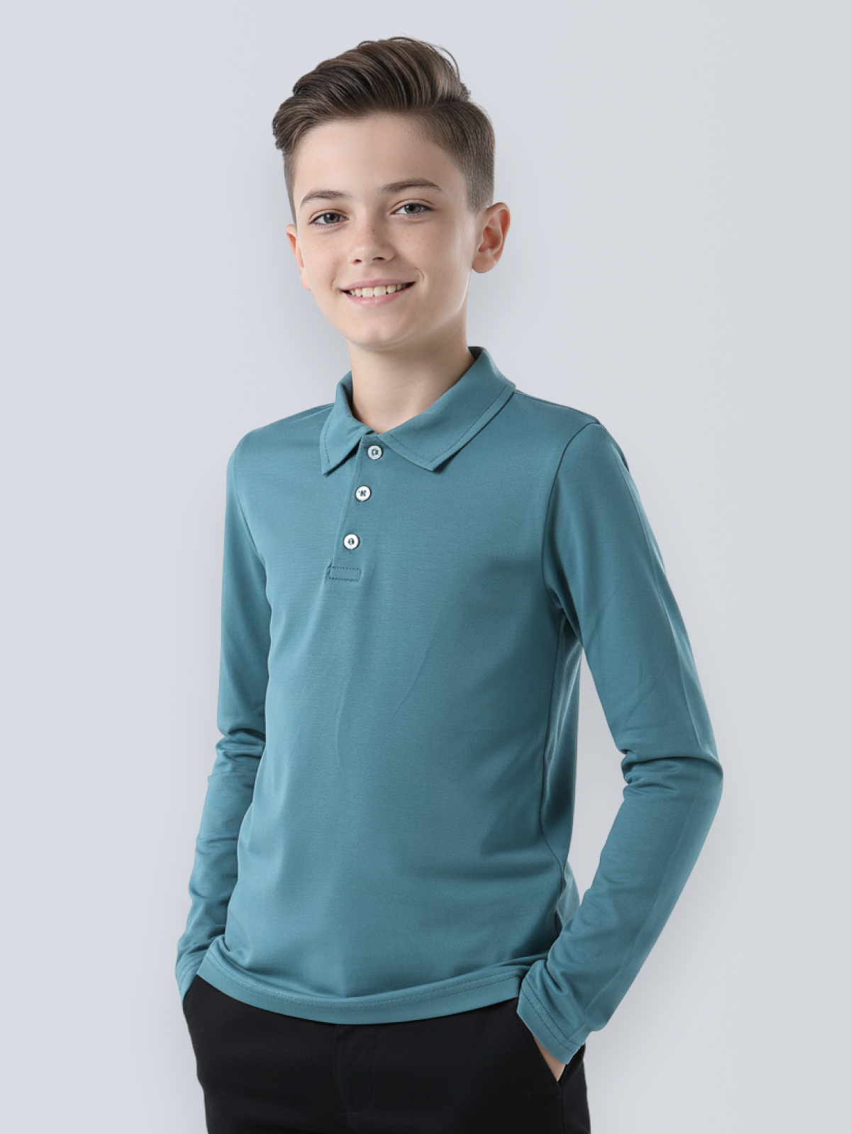 Поло Ladno 601зелёный - фото 1