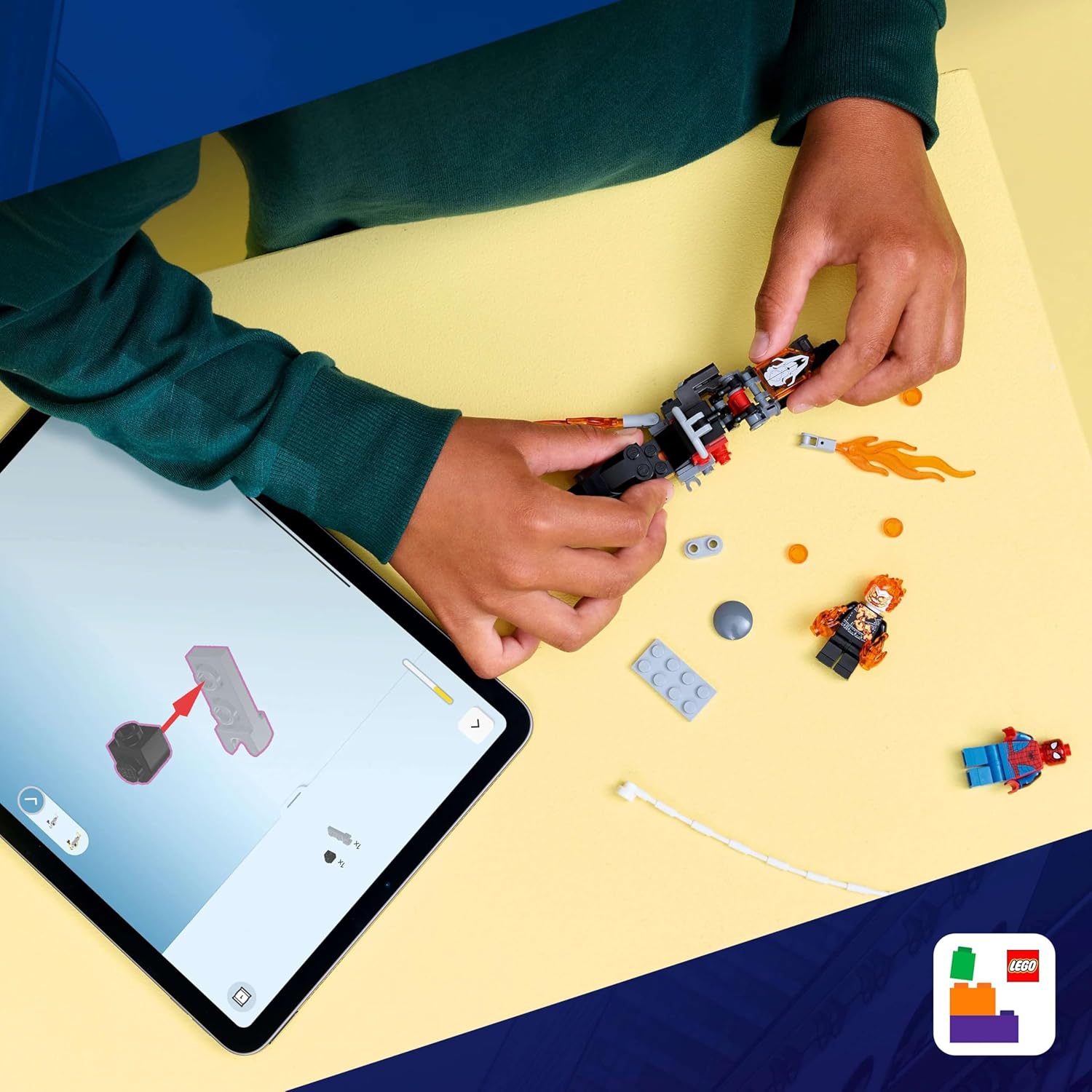 Конструктор LEGO Marvel Super Heroes Человек-паук 72 дет. - фото 9