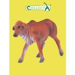 Фигурка Collecta Теленок Брахмана рыжий