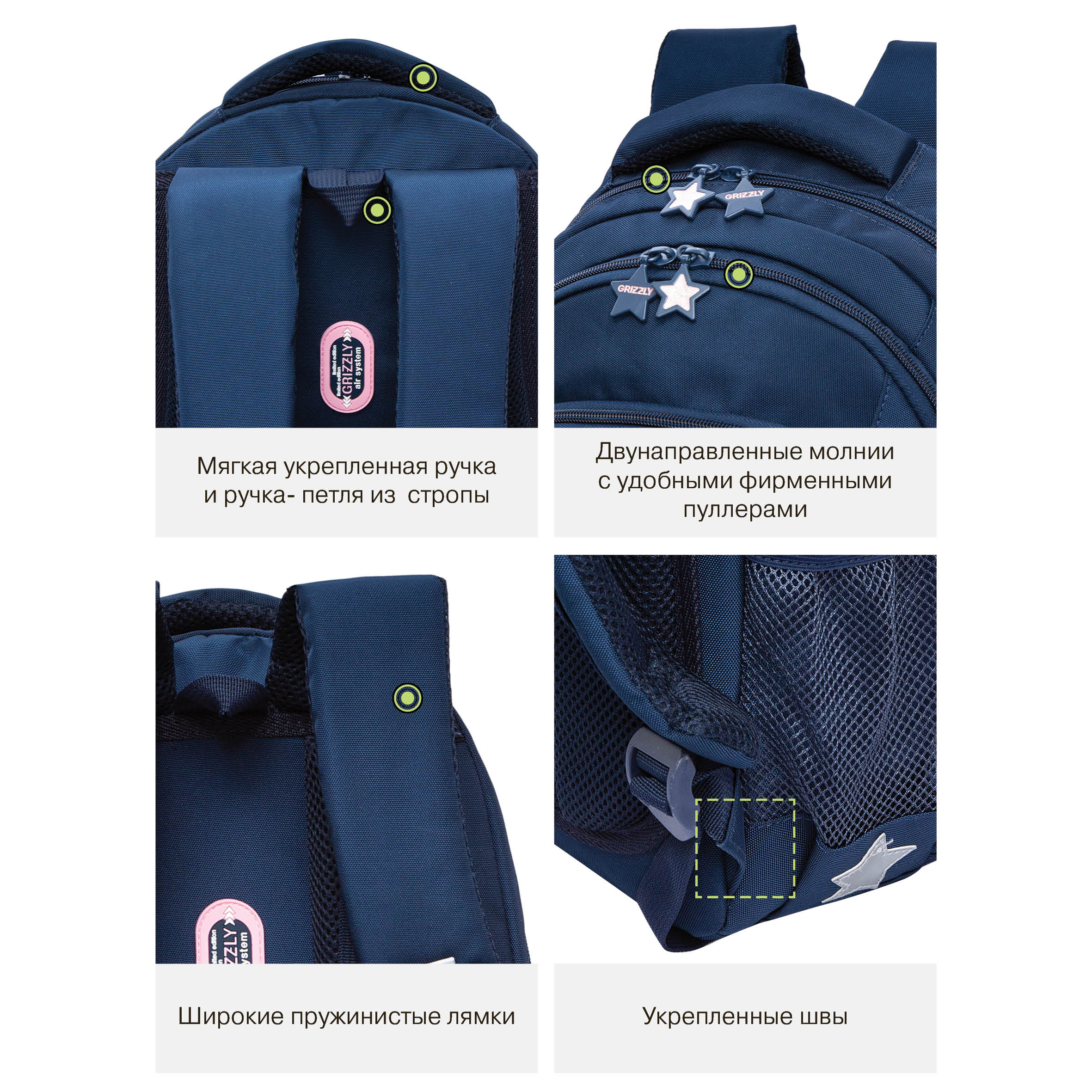 Рюкзак Grizzly для девочки - фото 11