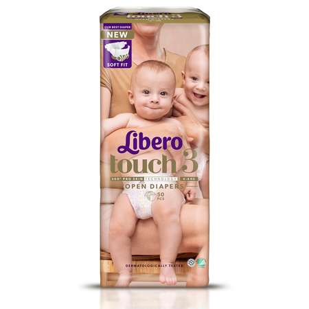 Подгузники Libero 3 (4-8 кг) 50 шт.